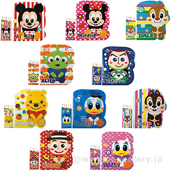 キャラクターぬりえセット