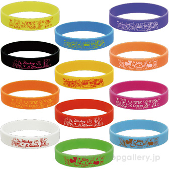 カラフルシリコンラバーブレスレット