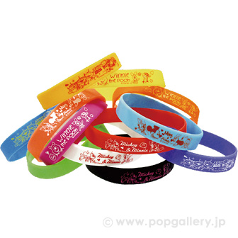 カラフルシリコンラバーブレスレット