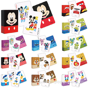 顔柄カラフルミニトランプ（D）