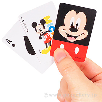 顔柄カラフルミニトランプ（D）