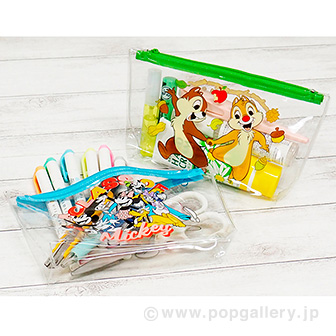 カラフルクリアポーチ（D）