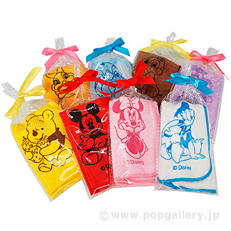 リボン付カラフルミニタオル（D）