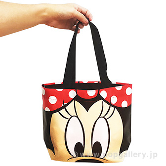 顔柄ミニトートバッグ（D）