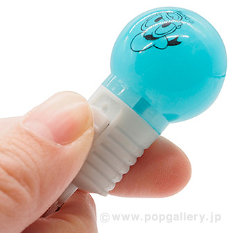 ピカピカ電球キーホルダー（D）