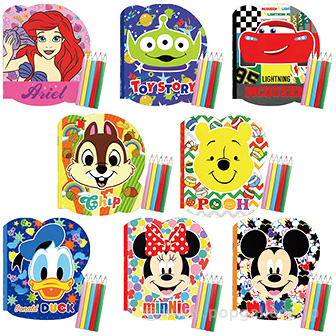 オールスター顔柄ぬりえセット