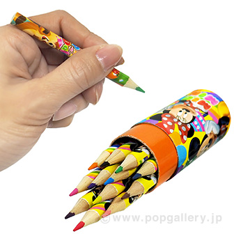 円筒ケース入り12色いろえんぴつ（D）