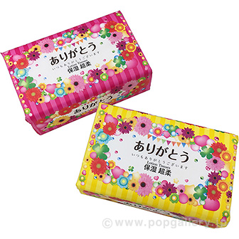 ありがとう ローションティッシュ3枚重ね130組（180個）