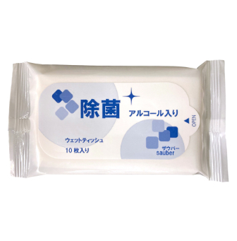 ザウバー除菌アルコール入りウェットティッシュ10枚（1200個）