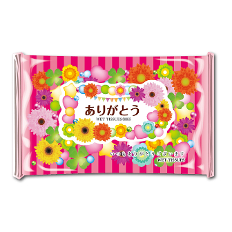 ありがとう大判ウェットティッシュ20枚（300個）