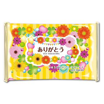 ありがとう大判ウェットティッシュ20枚（300個）