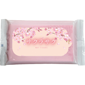 サクラサクカラーWETティッシュ8枚（400個）