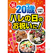 A3ポスター 祝20歳 ハレの日のお祝いに！