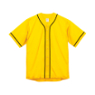 4．1オンス ドライアスレッチックベースボールシャツ（カナリアイエロー/ブラック） S