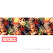 ラウンドシート 花火（写真） （防炎加工）