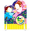 ［大型送料］顔出しパネル 七夕