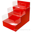 陳列用ひな段什器セット（赤）