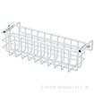 引っ掛け調整ワイヤーバスケットW340（ホワイト）