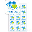 シール　WhiteDay（チェック）（３００枚）