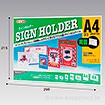 両面サインホルダー A4 ヨコ