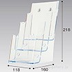 パンフレット立て A4三つ折3段