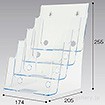 パンフレット立て A5 4段