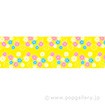 ビニール幕 花柄イメージ（黄）