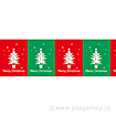 ビニール幕 クリスマス（赤・緑）