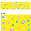 ビニール幕 イースターイメージ ［45cm（H）］（25m巻）