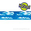 ビニール幕 空と雲［45cm（H）］