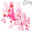 大桜プリーツ2連ペナント