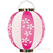 ポリ尺丸提灯桜柄