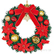 50cmクリスマスアレンジリース