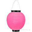 ポリ八寸丸提灯 ピンク