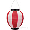 ポリ夏目八寸丸提灯（コンビ）レッド