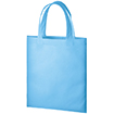 不織布A4フラットトート フロスティブルー