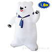 エアブロー シロクマ（高さ：H180cm）