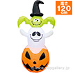 エアブロー ハロウィンゴーストピラミッド（高さ：120cm ）