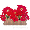 ポインセチア垣根スタンド