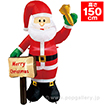 エアブロー ベルサンタ（高さ：150cm ）