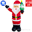 エアブロー ツリーサンタ（高さ：H150cm）