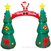 エアブロー クリスマスツリーアーチ（高さ：H240cm）