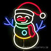 LEDネオンライト（スノーマン）