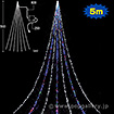 LEDナイアガラライトDX（ホワイト/レインボー）全長5m