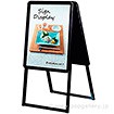 ポスターフレームスタンド（屋内用）A2両面ブラック