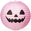パンプキンフェイス提灯(ピンク)