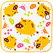 えとミニタオル（亥）