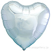 NEWアイブレックスバルーン・14インチハート （シルバー）