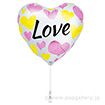 アイブレックスバルーン（ホワイトラブＰＫ＆ＧＬハーツ）スティック＆クリップ付