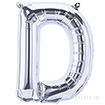16”プレミアムレターバルーン 「D」シルバー